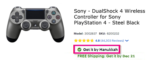 Get it by Hanukkah microcopy